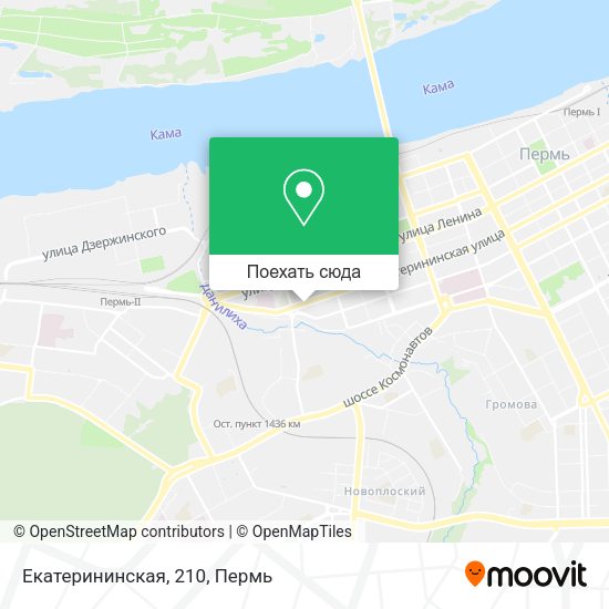 Карта Екатерининская, 210