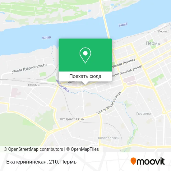 Карта Екатерининская, 210