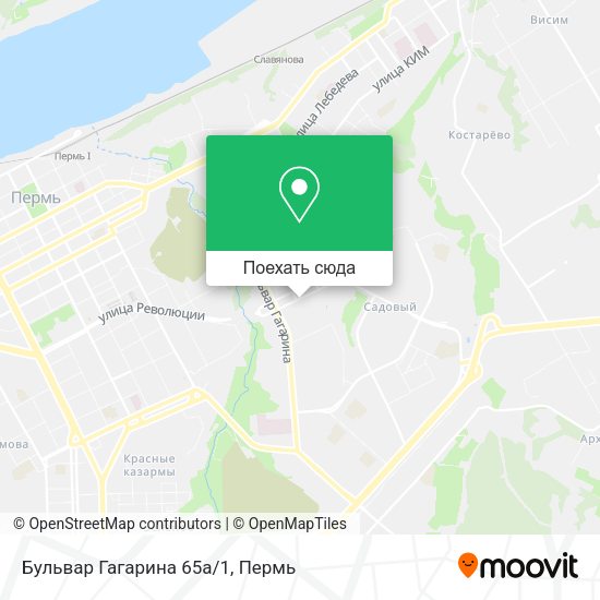 Карта Бульвар Гагарина 65а/1