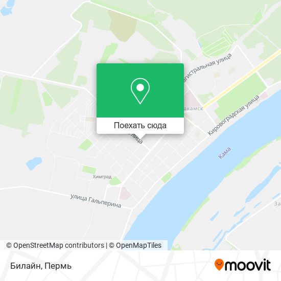 Карта Билайн