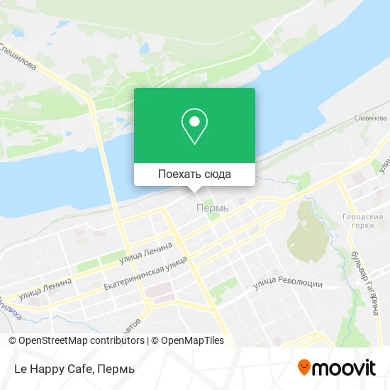 Карта Le Happy Cafe