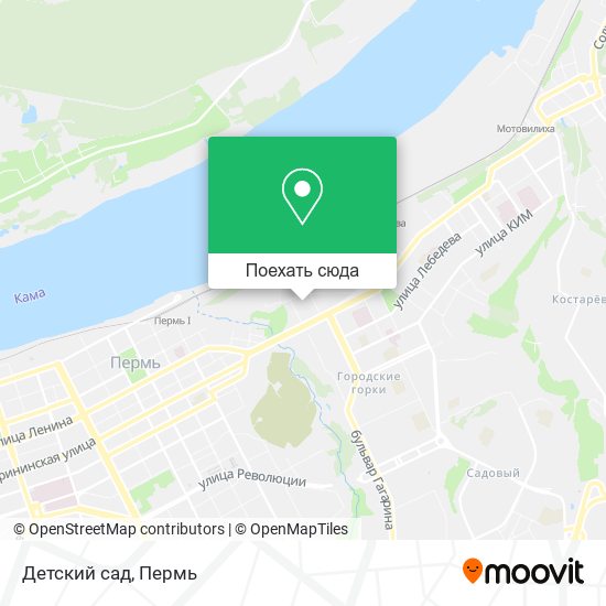 Карта Детский сад