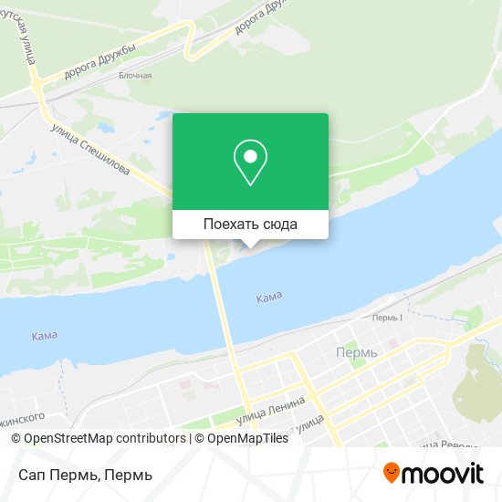 Карта Сап Пермь