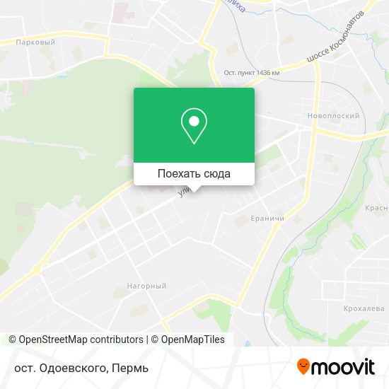 Карта ост. Одоевского