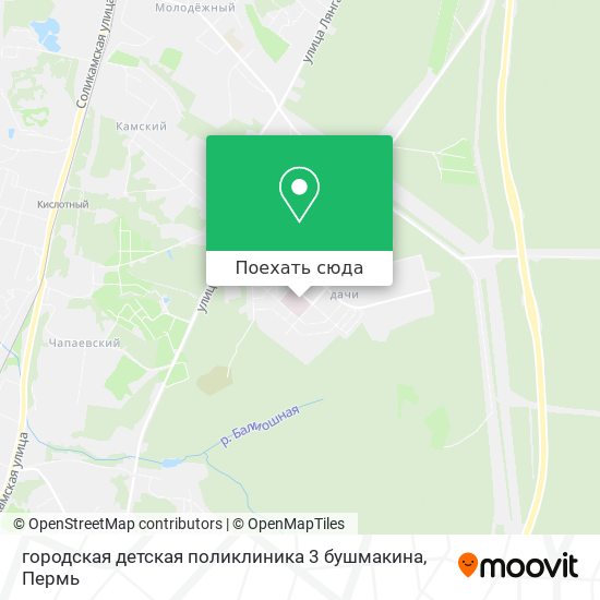 Карта городская детская поликлиника 3 бушмакина