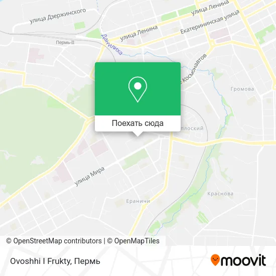 Карта Ovoshhi I Frukty