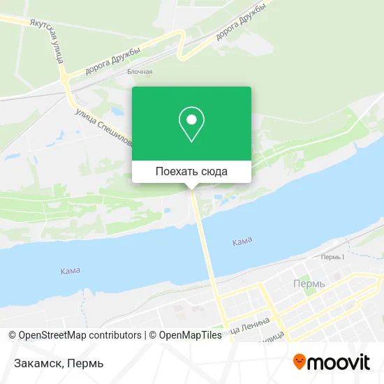 Карта Закамск