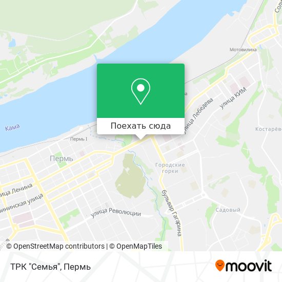 Карта ТРК "Семья"