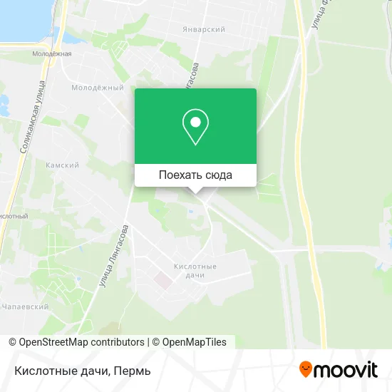 Карта Кислотные дачи