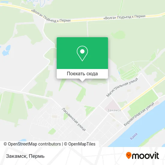 Карта Закамск