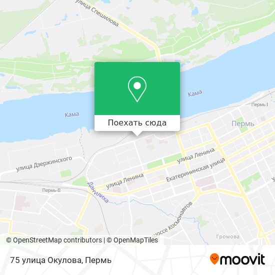Карта 75 улица Окулова