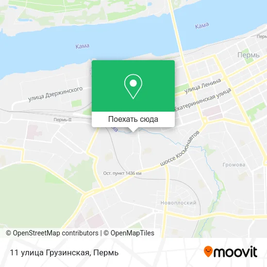 Карта 11 улица Грузинская