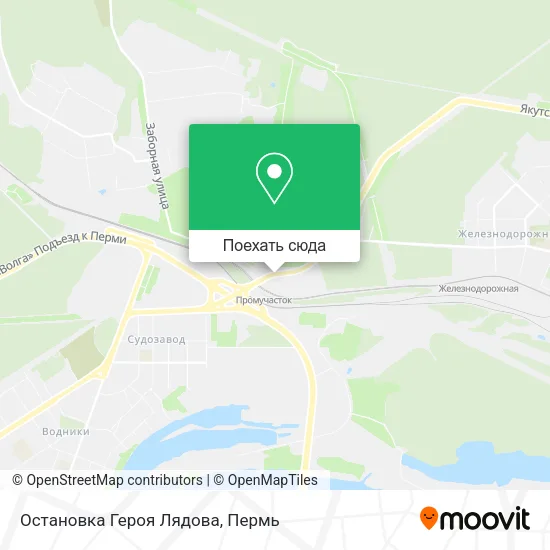 Карта Остановка Героя Лядова