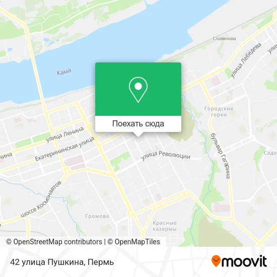 Карта 42 улица Пушкина