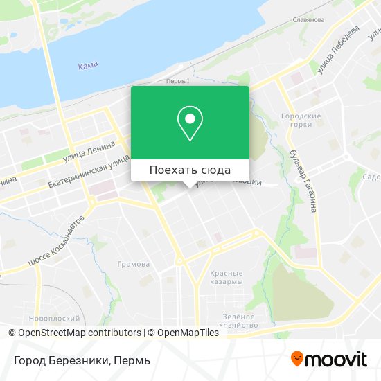 Карта Город Березники