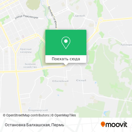 Карта Остановка Балхашская