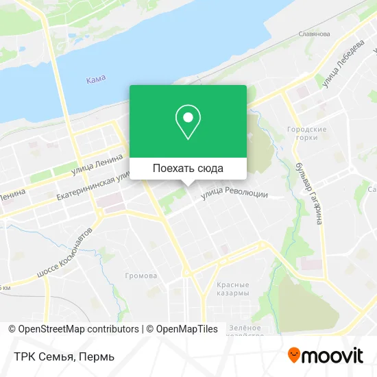 Карта ТРК Семья