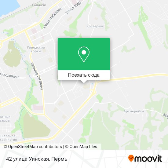 Карта 42 улица Уинская