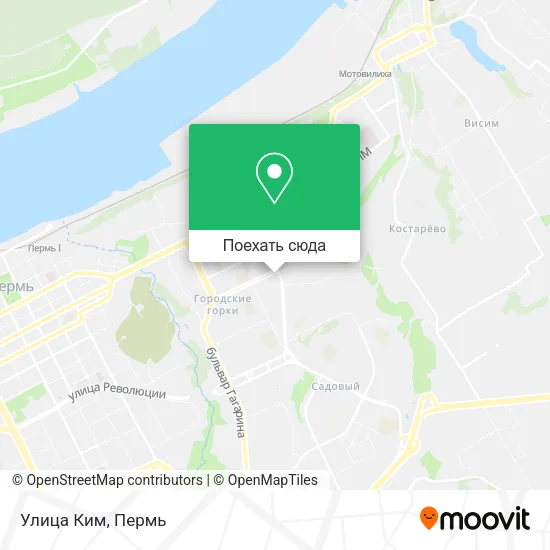 Карта Улица Ким