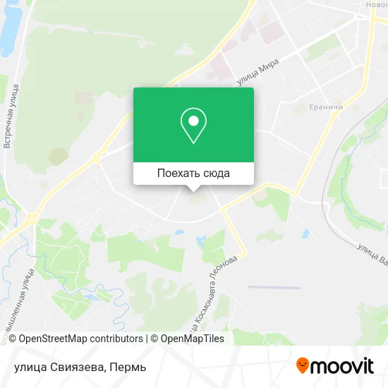 Карта улица Свиязева