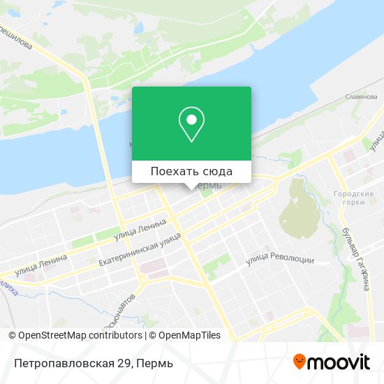 Карта Петропавловская 29
