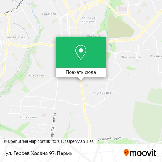 Карта ул. Героев Хасана 97
