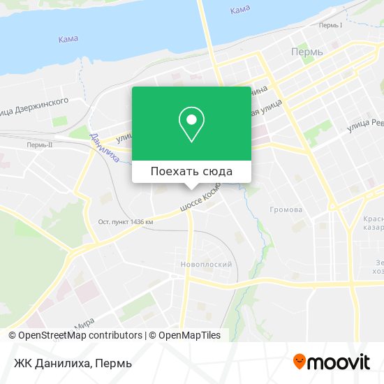 Карта ЖК Данилиха