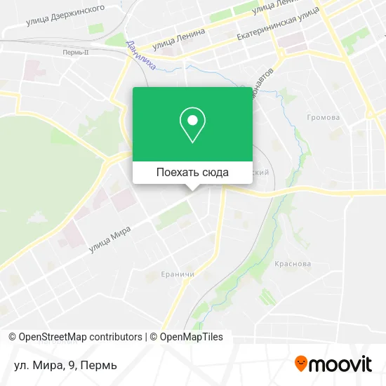Карта ул. Мира, 9