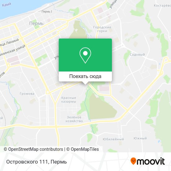 Карта Островского 111