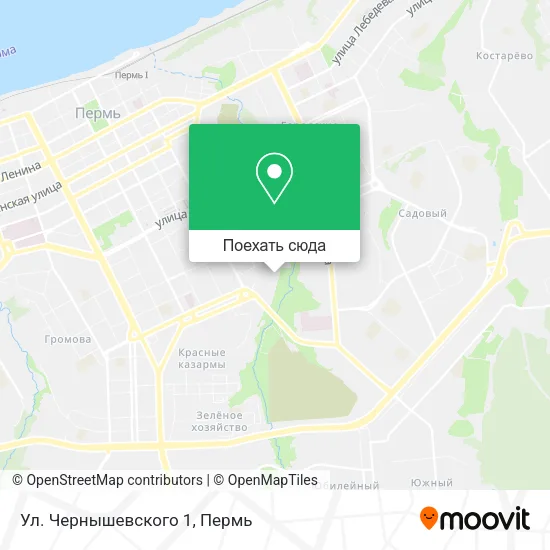 Карта Ул. Чернышевского 1