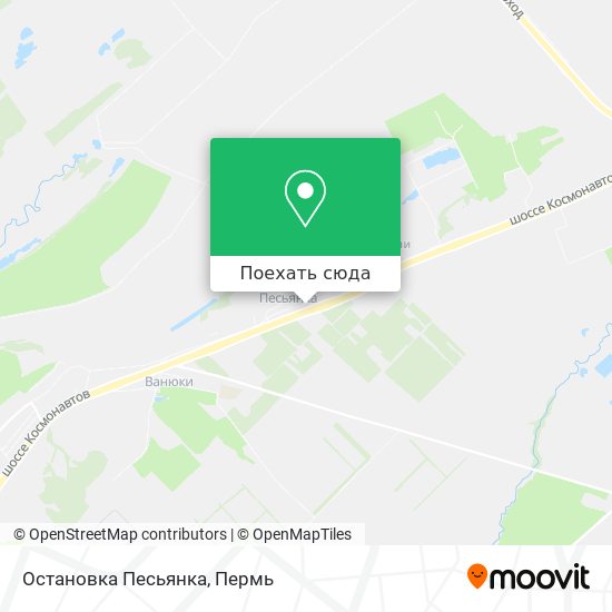 Карта Остановка Песьянка