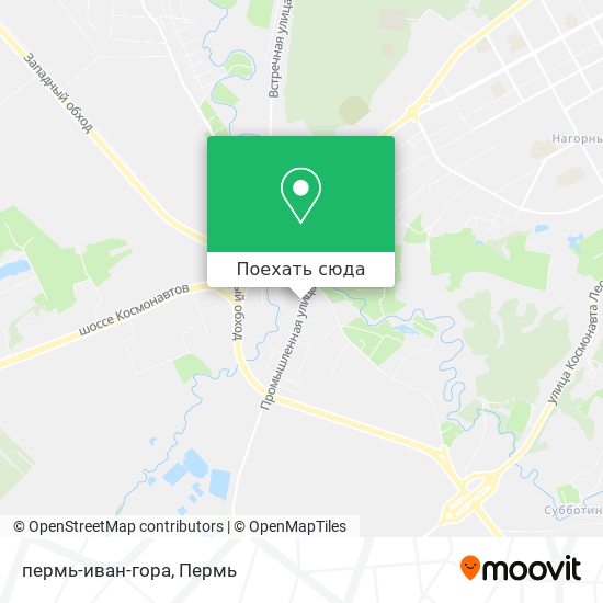 Карта пермь-иван-гора