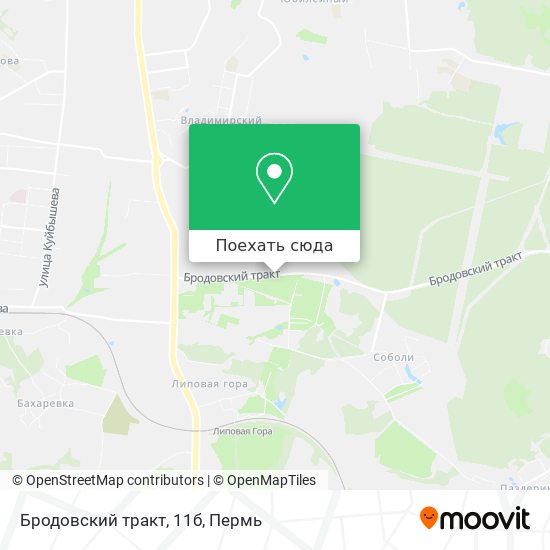 Карта Бродовский тракт, 11б