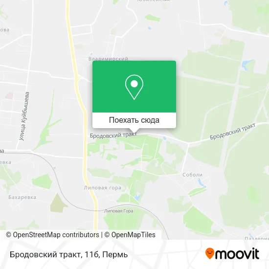 Карта Бродовский тракт, 11б