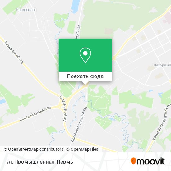 Карта ул. Промышленная