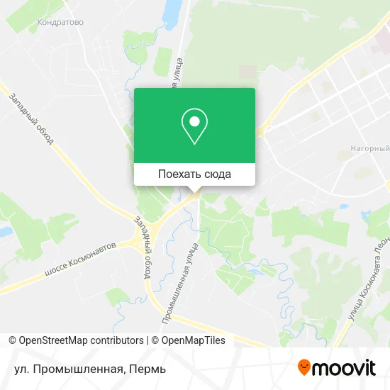 Карта ул. Промышленная