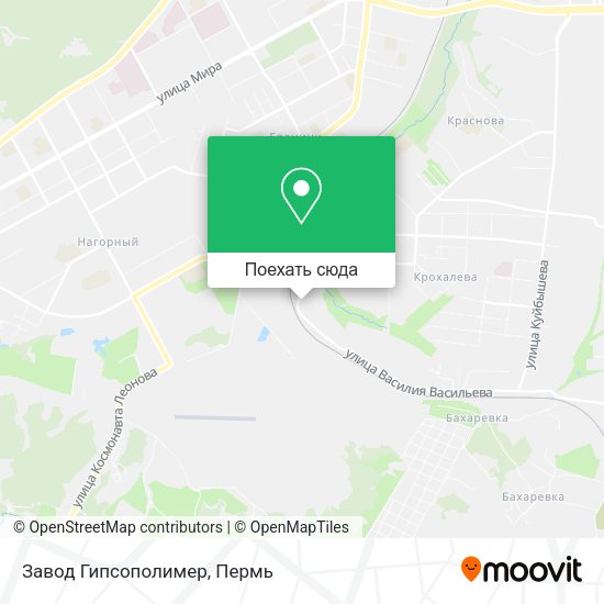 Карта Завод Гипсополимер