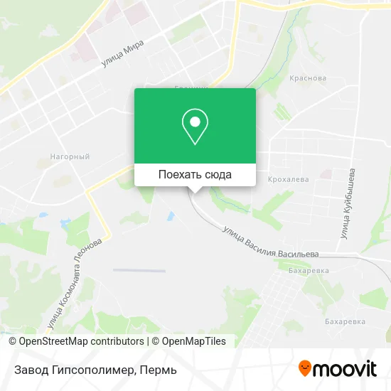 Карта Завод Гипсополимер