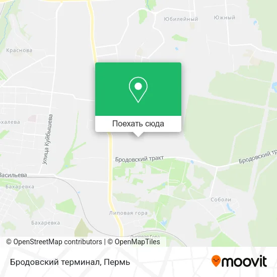 Карта Бродовский терминал