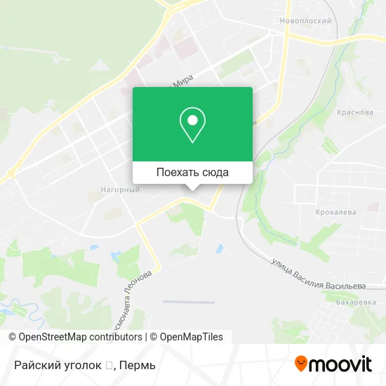 Карта Райский уголок 🏡