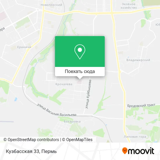 Карта Кузбасская 33