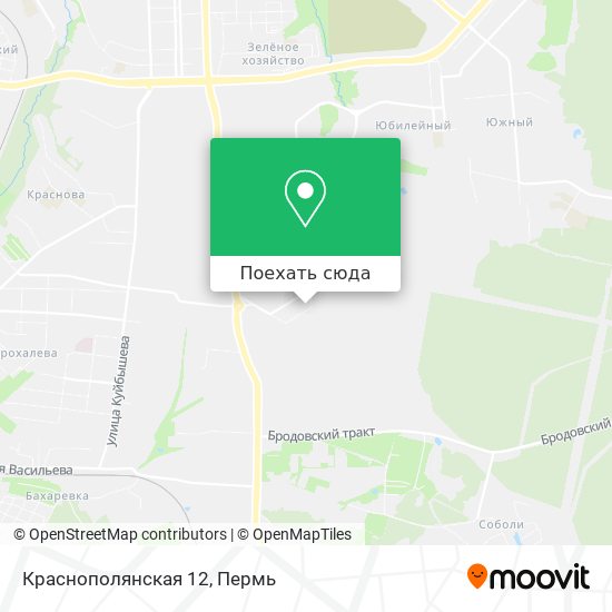 Карта Краснополянская 12
