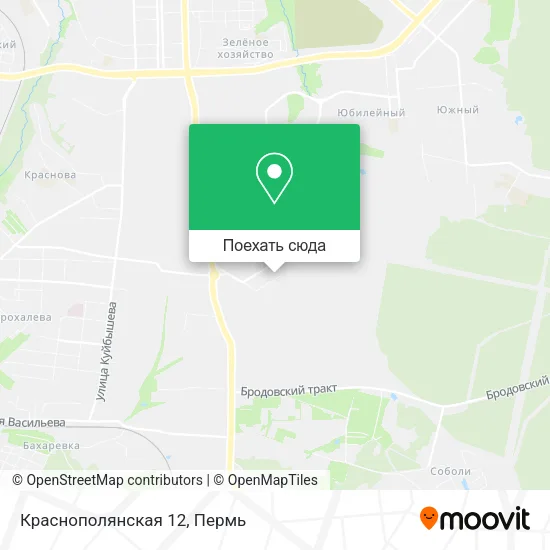 Карта Краснополянская 12