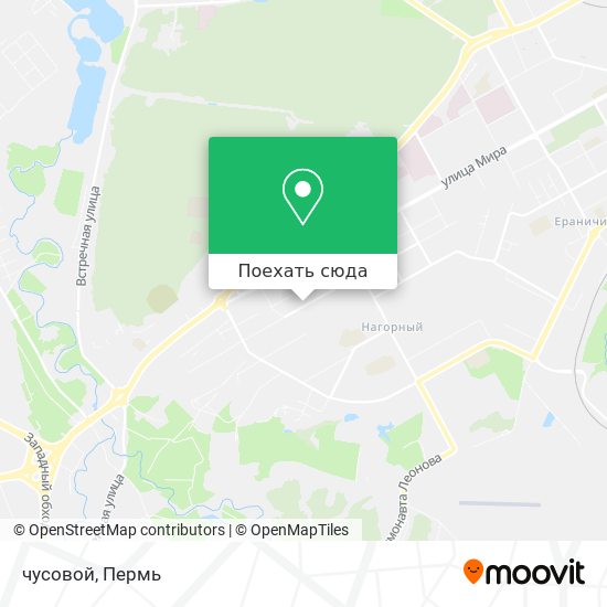 Карта чусовой