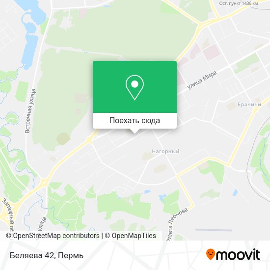 Карта Беляева 42
