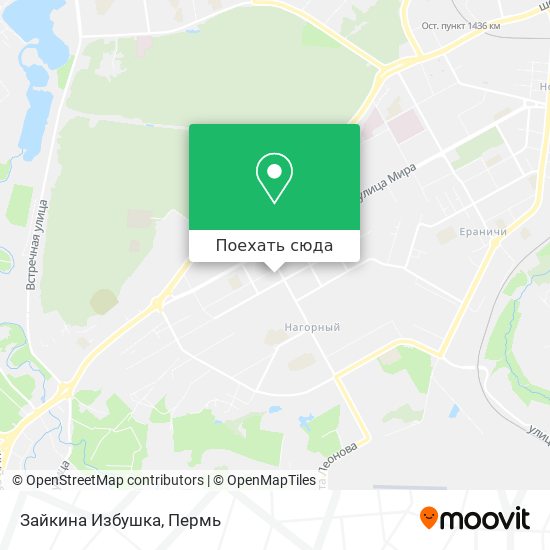 Карта Зайкина Избушка