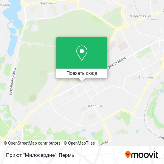 Карта Приют "Милосердие"
