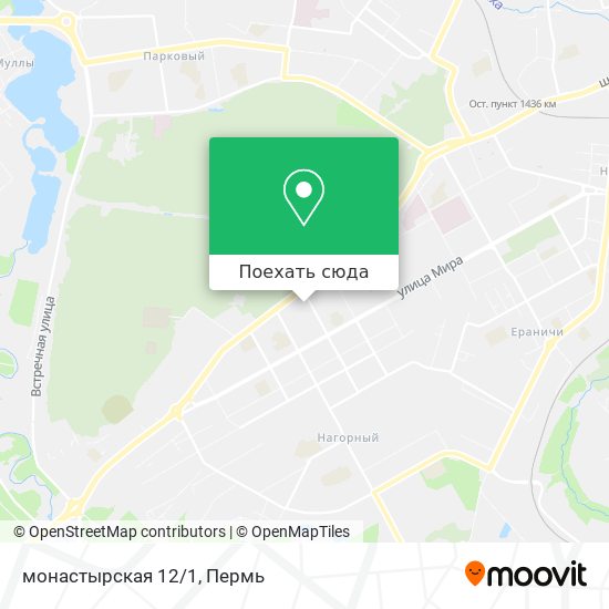 Карта монастырская 12/1
