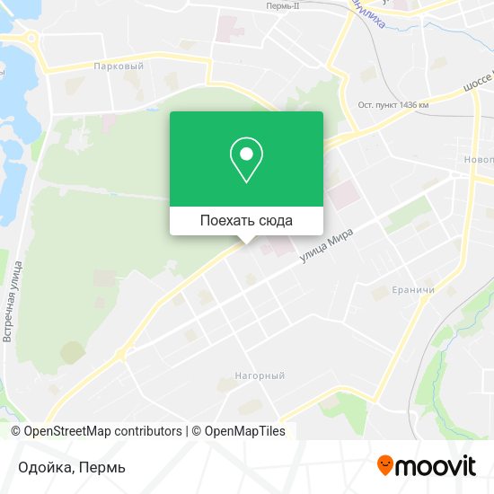 Карта Одойка