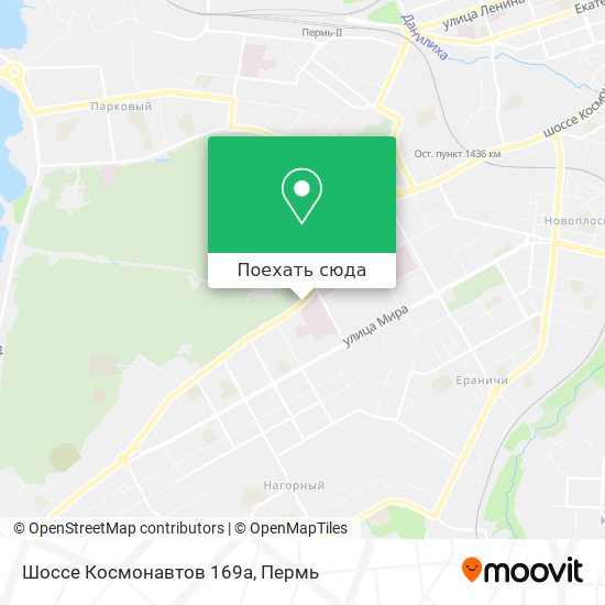 Карта Шоссе Космонавтов 169а